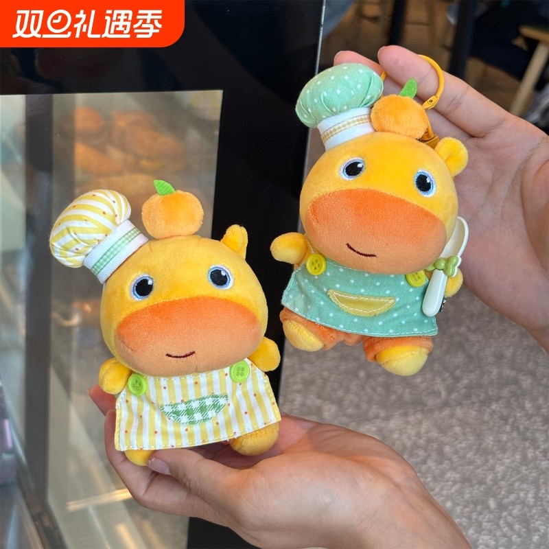 可爱挂件水豚噜噜玩偶挂件学生书包包钥匙扣挂饰毛绒生日礼物女生