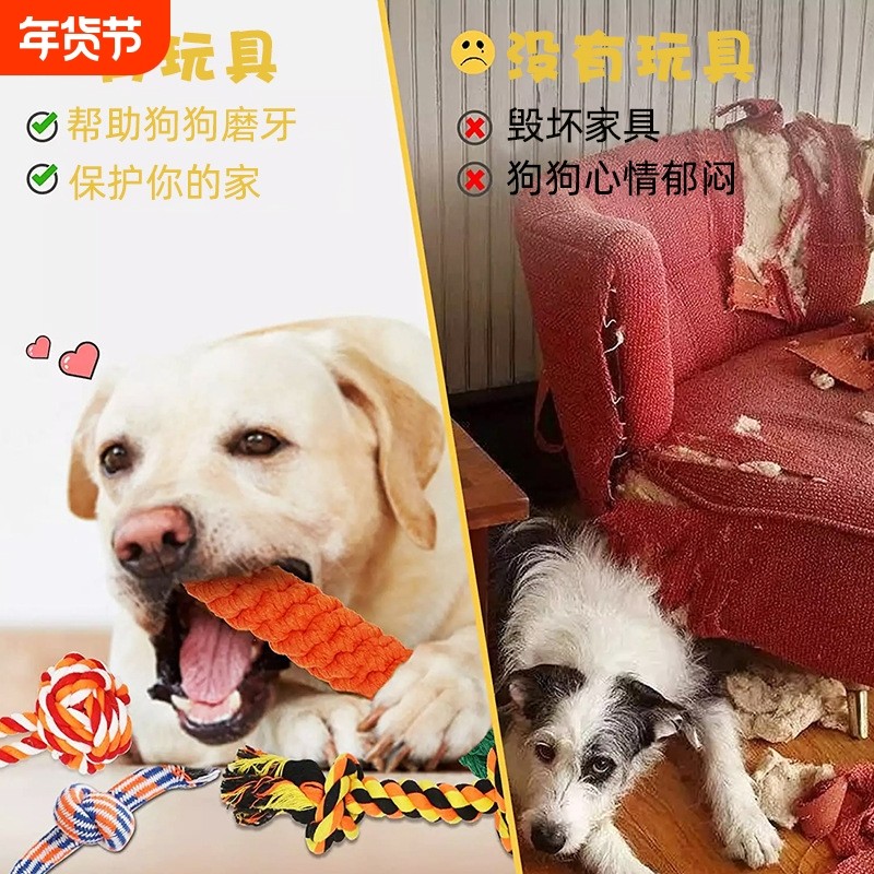 新爆款小型犬玩具绳结耐咬互动飞盘吊球哑铃磨牙解闷狗玩具现货,宠物/宠物食品及用品,磨牙洁齿玩具/绳结玩具,淘宝优惠券,粉丝福利购,淘宝优惠卷