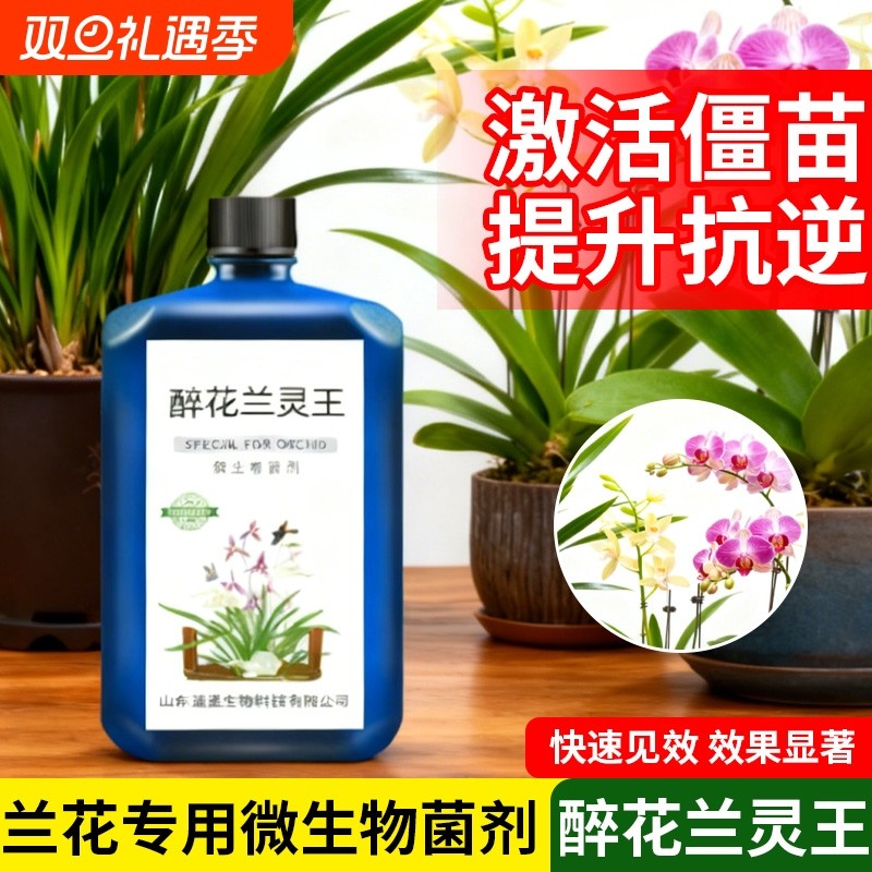 兰灵王兰花专用活化剂营养液肥料王君子兰蝴蝶兰石斛兰科微生物