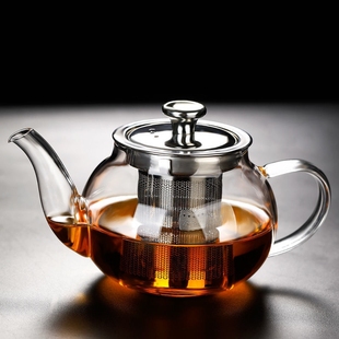 耐热玻璃泡花茶壶家用冲茶器煮茶壶400ml