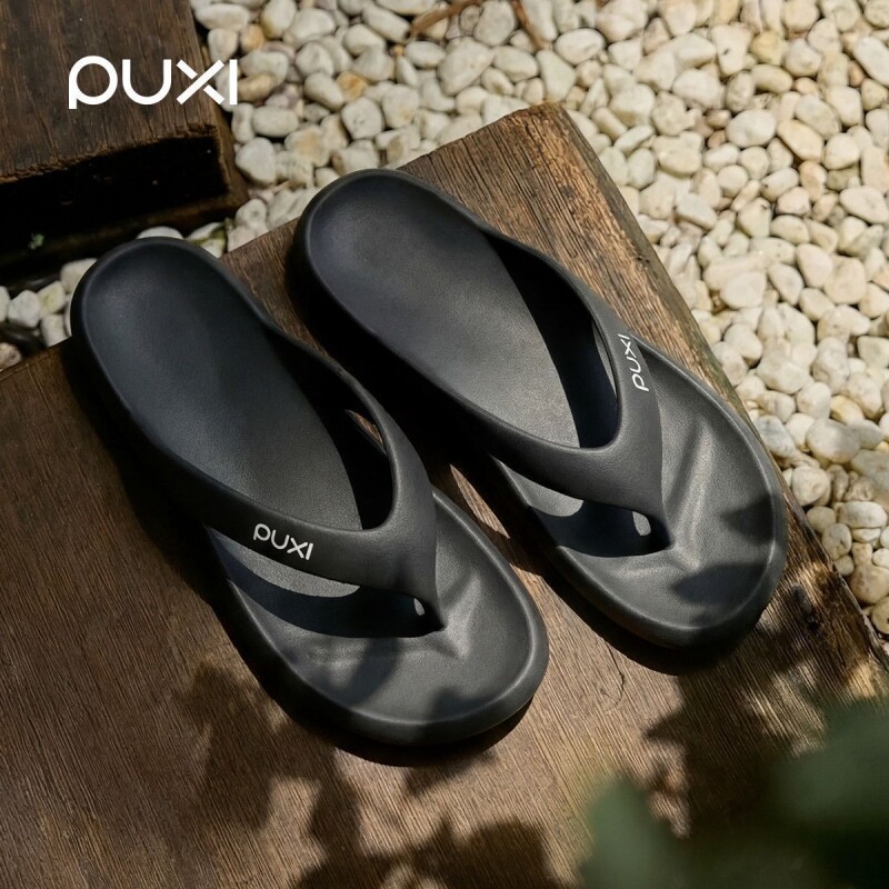 朴西夏季男款海边人字拖软弹防滑防水速干度假休闲男款拖鞋