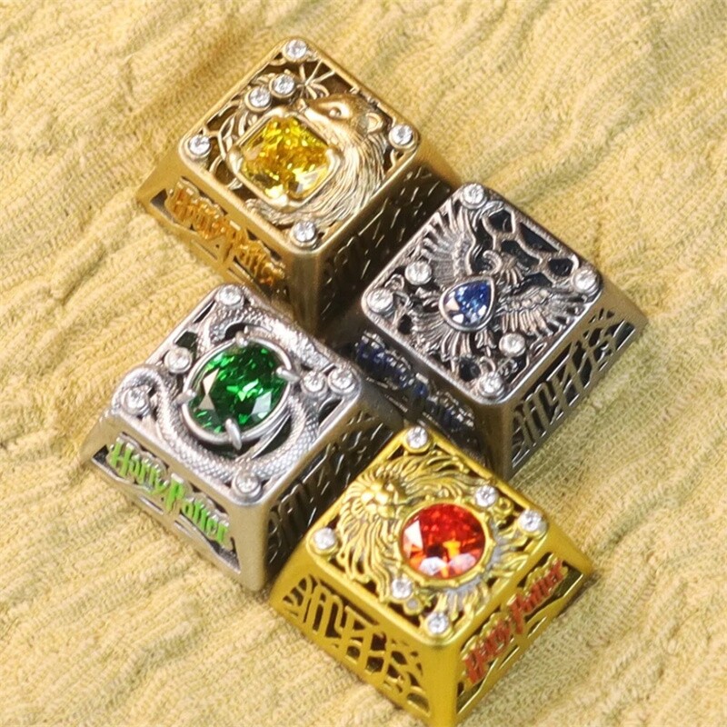 霍格沃茨亮灯--哈利波特周边四大院键帽童年记忆精致哈迷个性饰品