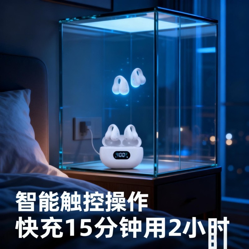 2025新款蓝牙耳机骨传导不入耳无线开放挂耳式运动超长续航大电量,影音电器,蓝牙耳机,淘宝优惠券,粉丝福利购,淘宝优惠卷