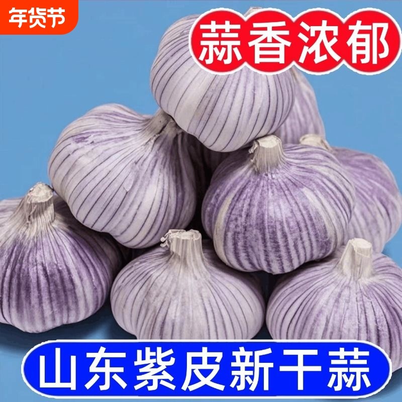 【干蒜味浓】2025年干大蒜正宗新干蒜紫白皮大蒜新鲜蔬菜整箱批发