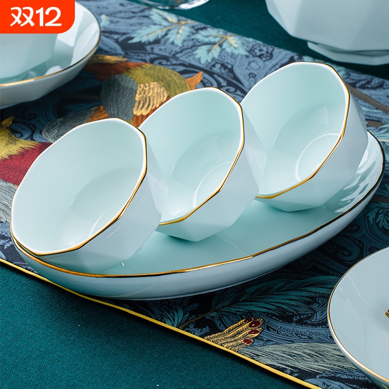 陶瓷北欧大众奶油风碗家用可微波