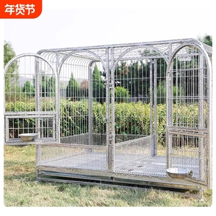 狗笼子大型犬超大狗笼阿拉斯加德牧金毛拉布拉多加粗宠物狗笼子