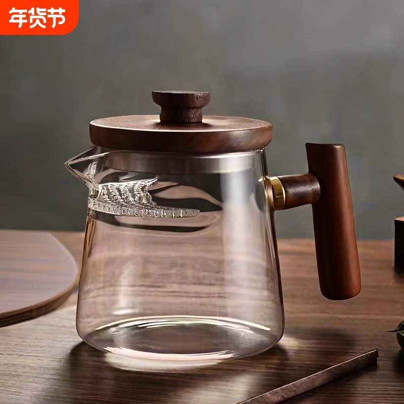 月牙玻璃公道杯带盖加厚耐高温茶漏一体过滤茶杯茶具绿茶泡茶器,餐饮具,公道杯,淘宝优惠券,粉丝福利购,淘宝优惠卷