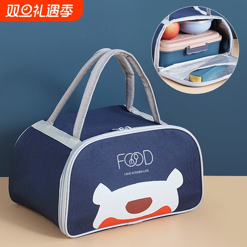 保温饭盒袋餐盒专用大号便当餐包上班学生带饭手提袋子防水大容量