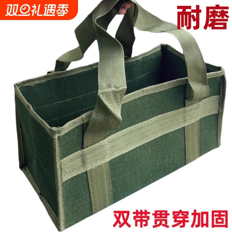 帆布工具包耐磨大容量五金工具收纳包木工电工手提劳保包结实提包