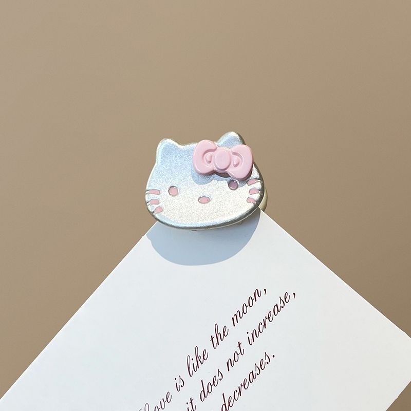 苏小北可爱公主头kt猫小抓夹女前额刘海碎发夹甜美百搭头顶对夹子