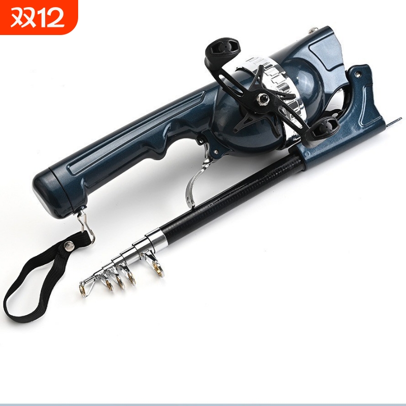 新品钓得乐鱼竿折叠路亚竿便携式海竿迷你钓鱼竿一体路亚远投