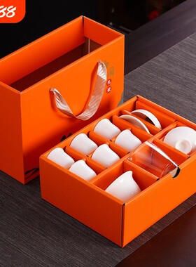特级德化白瓷功夫茶具套