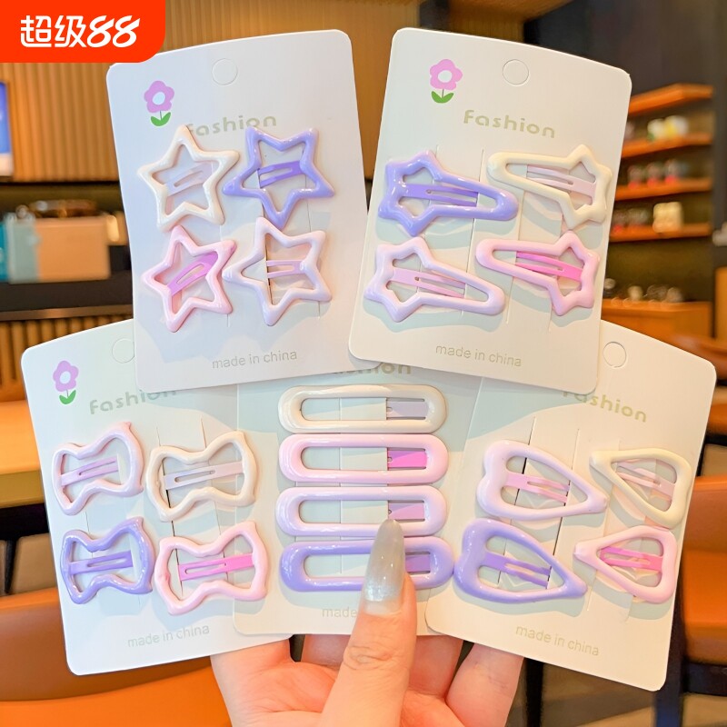 儿童发夹2026侧边新款发卡女童刘海前额碎发bb夹不伤发头饰蝴蝶图片