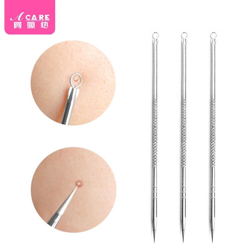 粉刺针AA1sn0-家用挤痘痘工具便携式粉刺针挑痘脸部粉刺挤压用