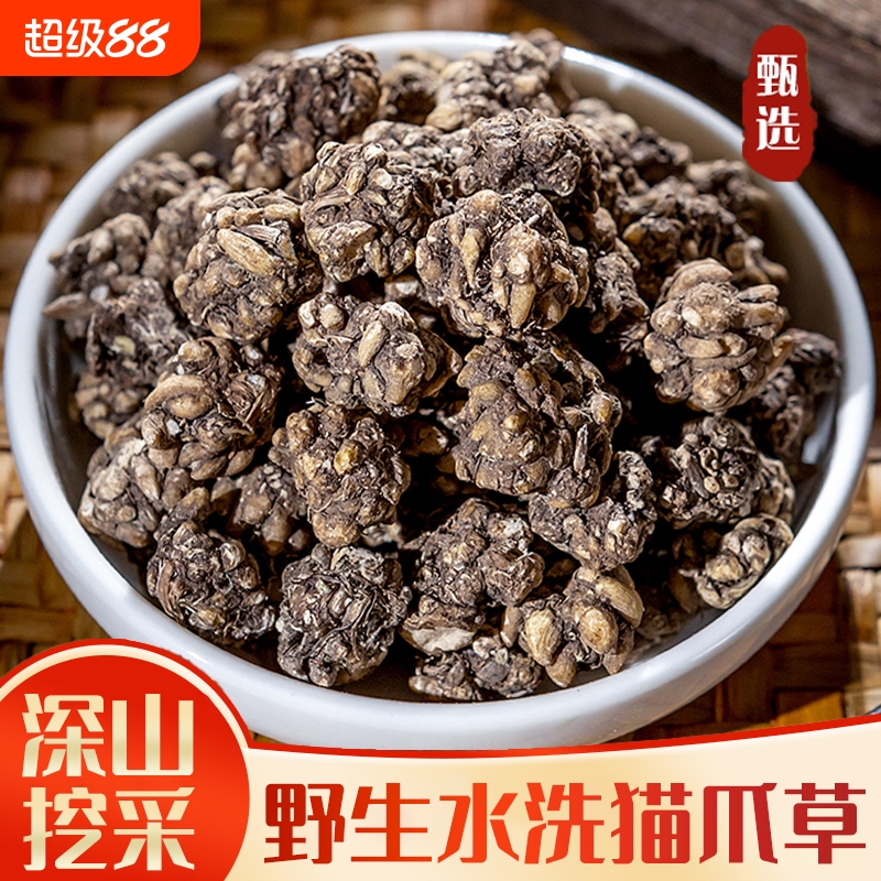 野生猫爪草中药材正品水洗猫抓草茶夏枯草蒲公英郁金车前草泡水喝