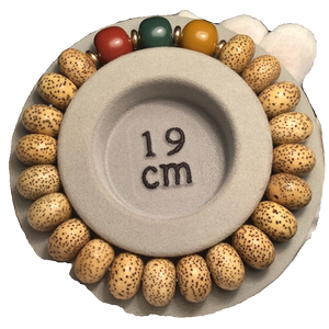 天然星月菩提黄金籽苹果圆佛珠手串老料陈籽配阿拉善隔珠文玩手链