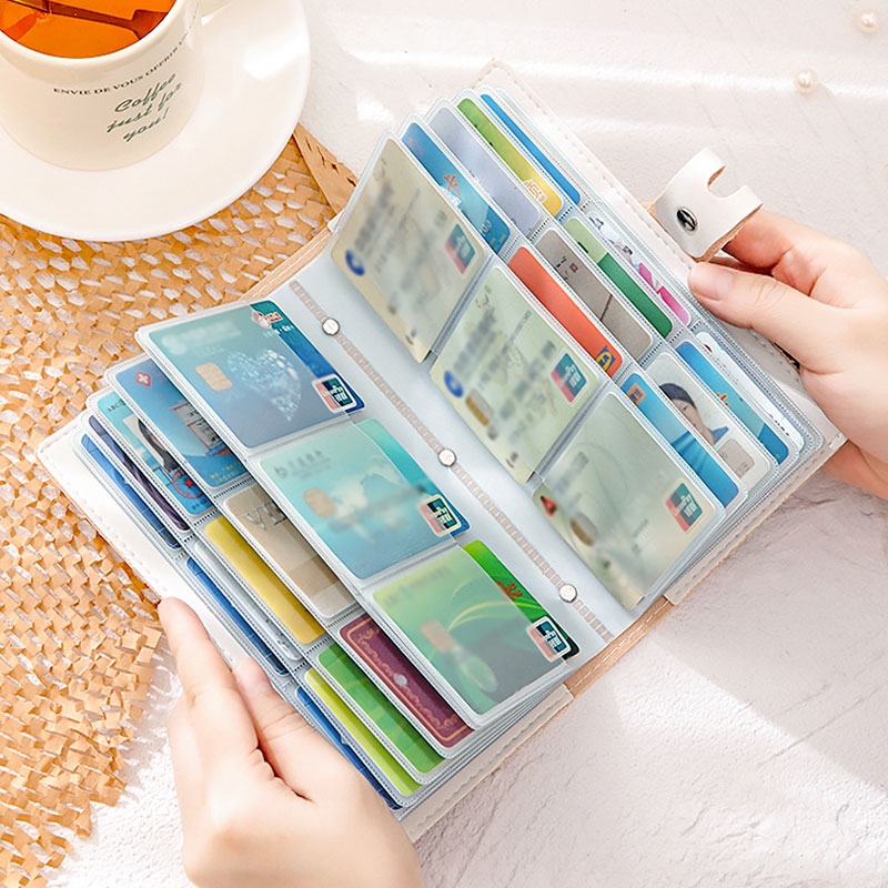 女士大容量多卡位防消磁卡包