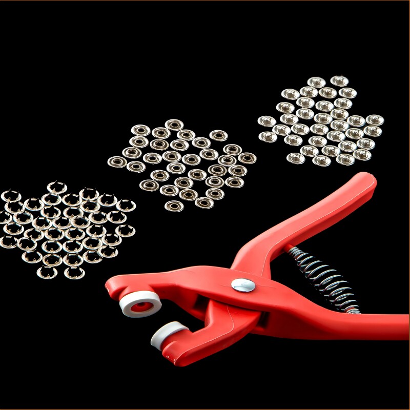 五爪扣套装扣子衣服免缝钉扣宝宝儿童隐形按扣安装工具四合扣暗扣