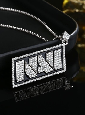 NAVI项链csgo战队周边镶石小众轻奢ins潮流时尚嘻哈风高级感男女