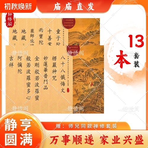 【为孩子父母抄写】静心手抄经书本金刚普门品抄写字本地藏楞严抄写经书帖全套初学者临摹字