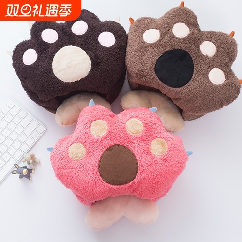 可拆洗桌上加大usb暖手鼠标垫