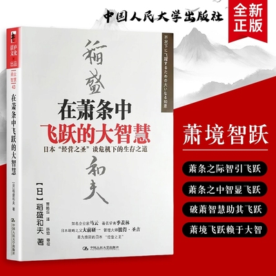 在萧条中飞跃的大智慧（日）稻盛和夫著 逆势成长的大智慧与底层逻辑 全新正版 于收缩处蓄力 向变局中寻机