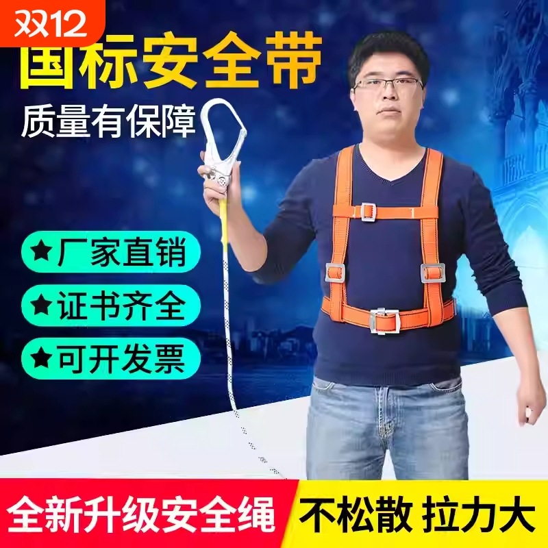 乐顺新国标五点式安全带