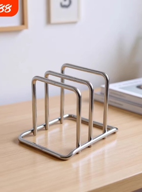 不锈钢砧板架菜板架简约家用厨房加粗加厚刀架菜板锅盖收纳架台面