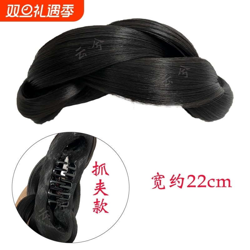 汉服假发抓夹女一体式懒人发包新手古风假发发髻百搭日常造型头饰