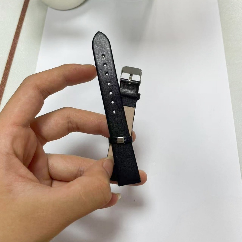 现货16MM表带男女手表皮带 多色平纹表带针扣 手表配件国产腕表