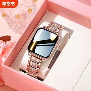 智能手表女士电话支付手环时尚多功能情侣女友学生运动表电子表通话检测蓝牙方形心率监测血压微信