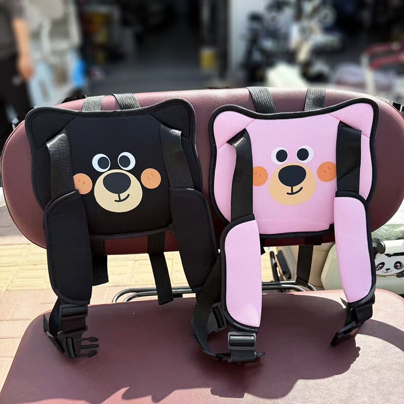三轮车儿童安全背带后排防摔保护绑带可睡觉代步车带娃出行背带图片
