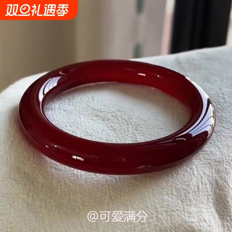 「车厘子红」新中式本命年红手镯2024新款古风高级高颜值爆款手镯