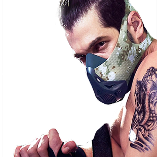 阻氧面罩健身运动跑步登山有氧低氧无氧肺活量训练口罩呼吸面具