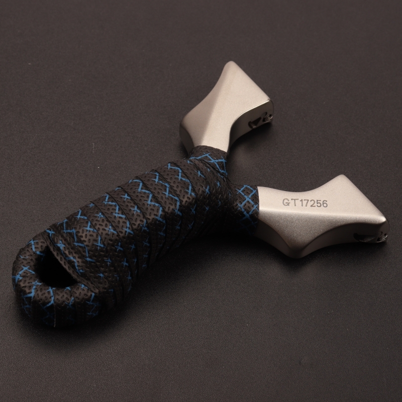 不锈钢夜宴龙齿弹弓大全快压成年人户外竞技精品弹弓