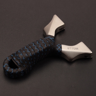 不锈钢夜宴龙齿弹弓大全快压成年人户外竞技精品弹弓