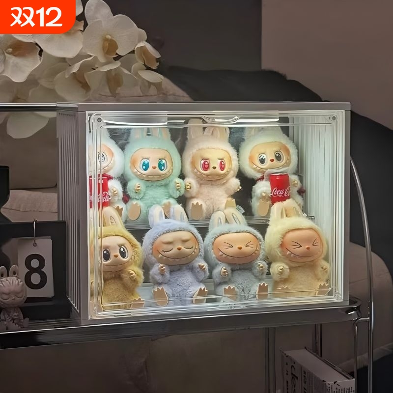 labubu亚克力搪胶展示盒