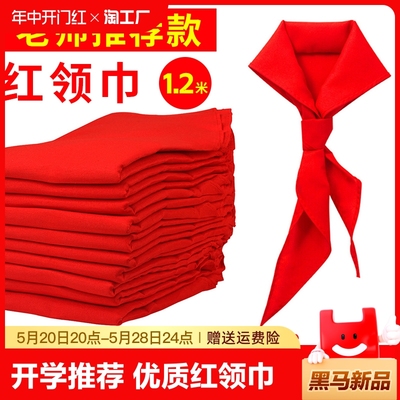 小学生红领巾纯棉透气通用不褪色