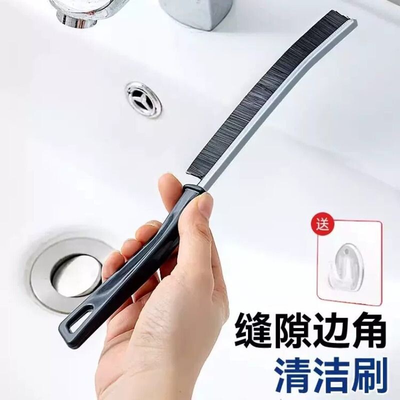 多功能长条缝隙刷子清洁神器硬毛浴室厕所卫生间清洗刷长柄多规格