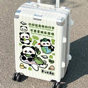 卡通kt可爱大张行李箱防水贴纸拉杆箱旅行箱装饰墙面高清贴画箱子