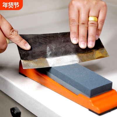 菜刀石磨刀厨房中商用家用棒厨师专用油石磨刀石神器固定支架磨石