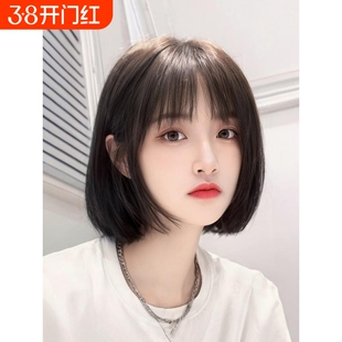 女短发全头套假发波波头新款头套仿全真人发自然整顶长发造型