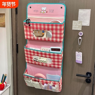 收纳挂袋墙上门后衣柜内衣收纳袋宿舍上铺置物架床上悬挂式置物袋