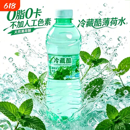 冷藏酷500ml薄荷水夏季批发商用