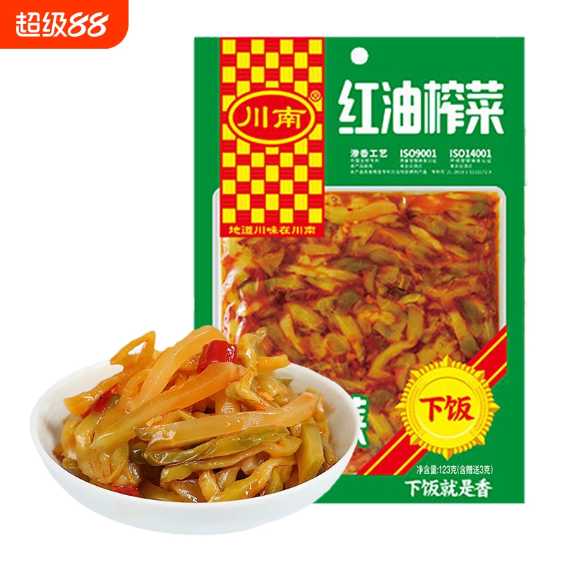 川南红油榨菜123g香辣泡菜下饭