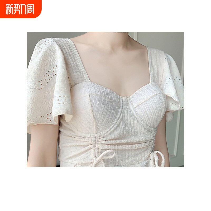 2026年新款游泳衣女连体遮肚显瘦泡温泉保守风裙式高级感泳装现货