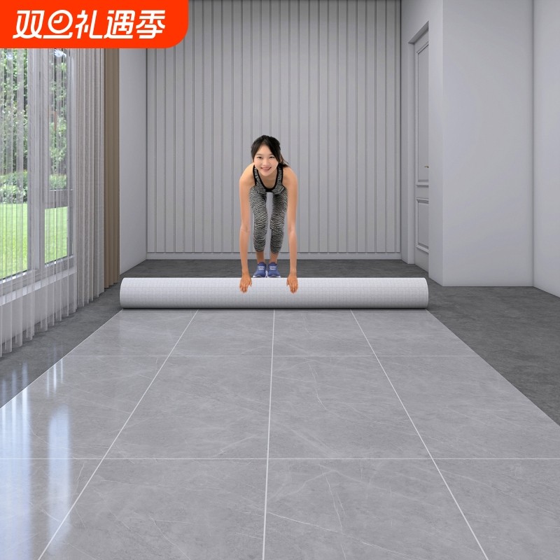 加厚地板革水泥地直接铺pvc家用地面铺垫卧室防水地垫大面积全铺