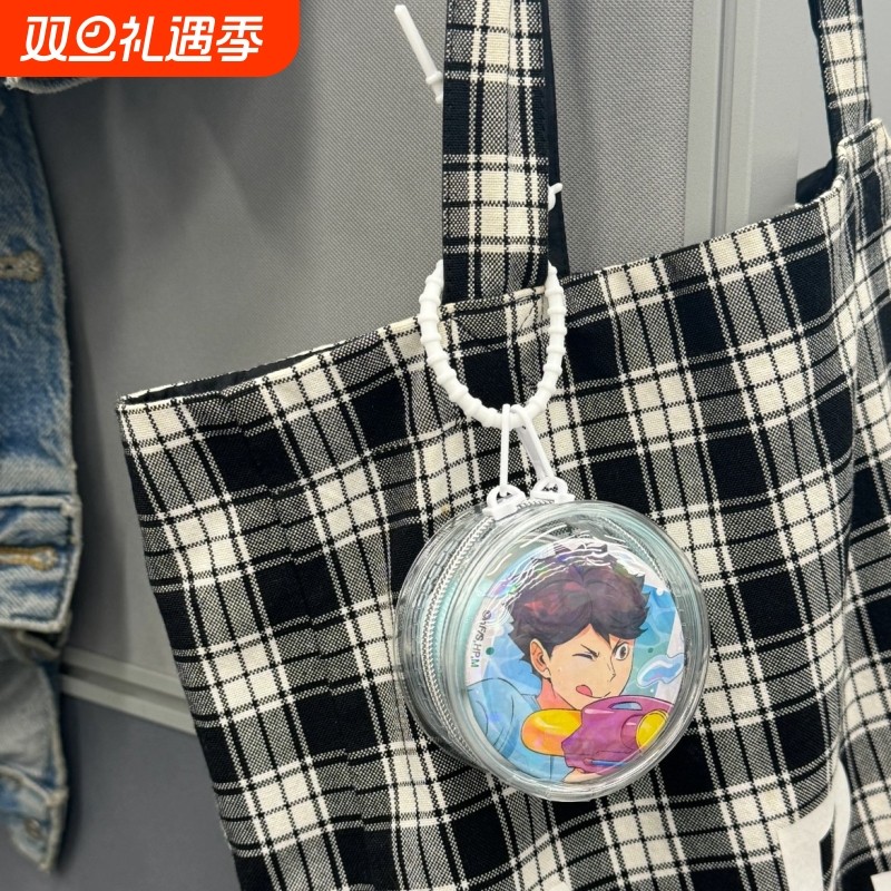 吧唧收纳透明收纳包娃包吧唧收纳包明星动漫防尘玩偶透明PVC