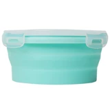 Силиконовый складной портативный ланч-бокс для школьников, банка для хранения, складные палочки для еды