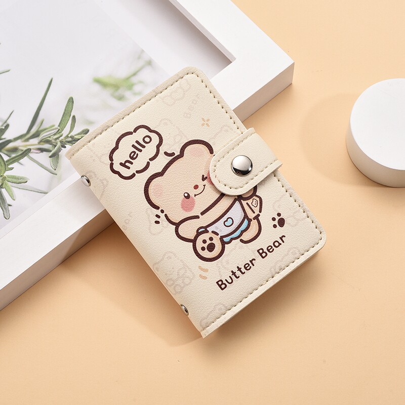 卡包证件收纳包大容量驾驶证件皮套可爱多卡位零钱包女身份证卡套